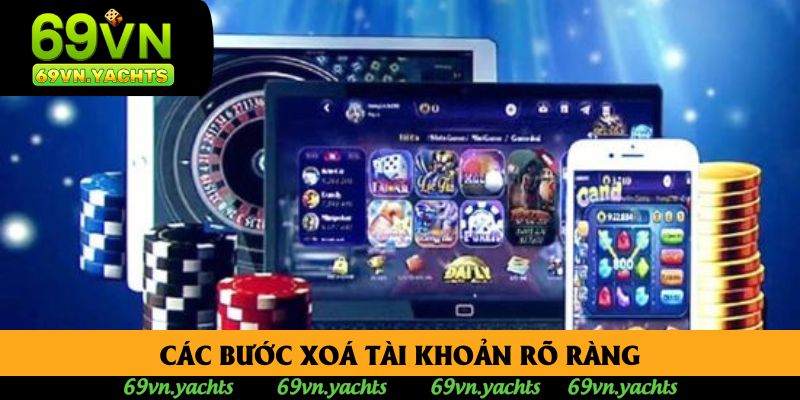 Các bước xoá tài khoản rõ ràng